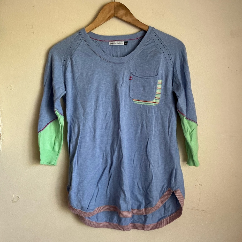 Zaket & plover blue stripe size XS